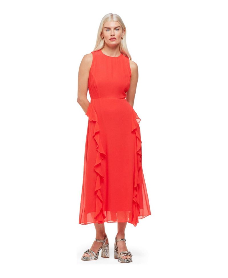 Women's Nellie Frill Detail Midi Dress