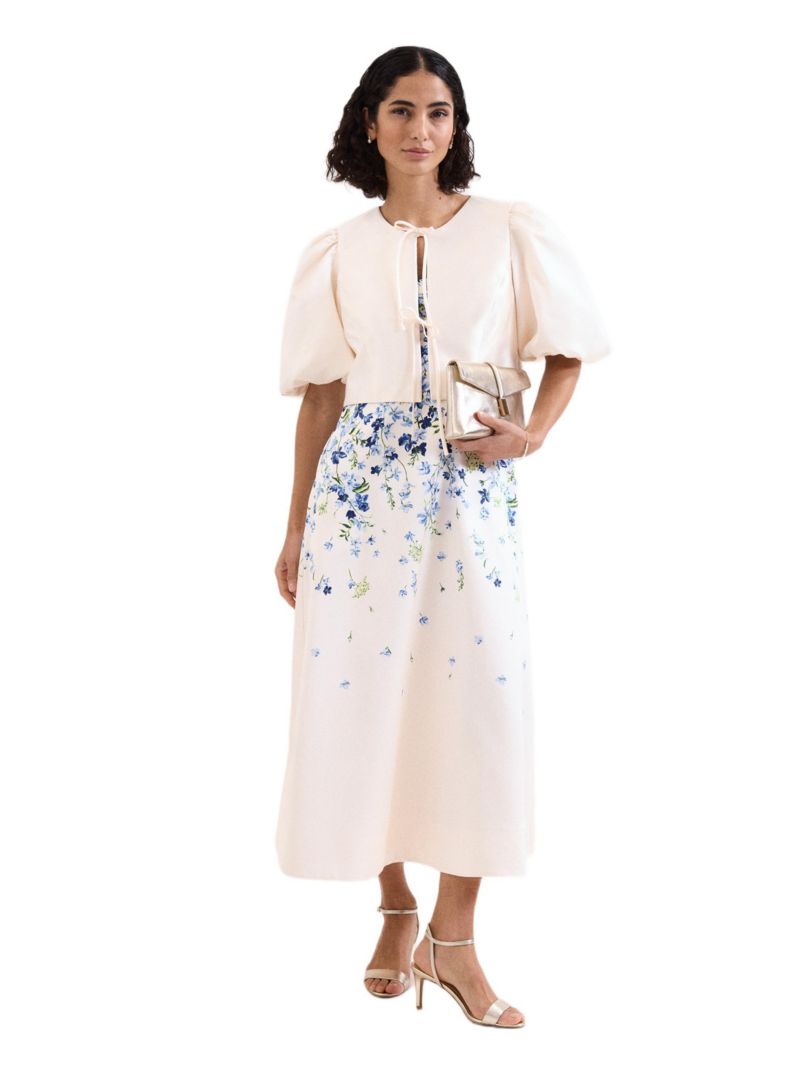Women's Paulina Cropped Puff-Sleeve Jacket