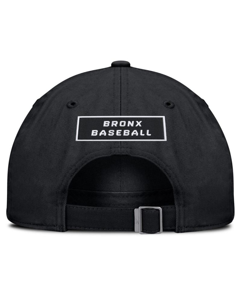 Men's Black New York Yankees Primetime Club Adjustable Hat