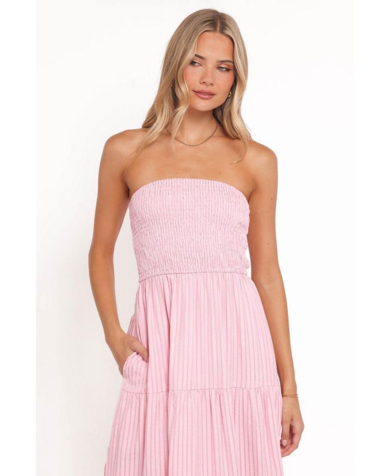 Women's Maisie Strapless A-Line Midi Dress