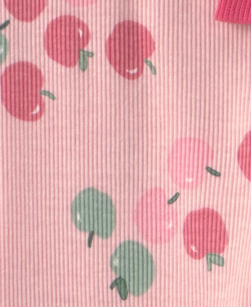 Baby Girls' Apple French Terry Sweatshirt and Apple Print Pants, 2-Piece Set
