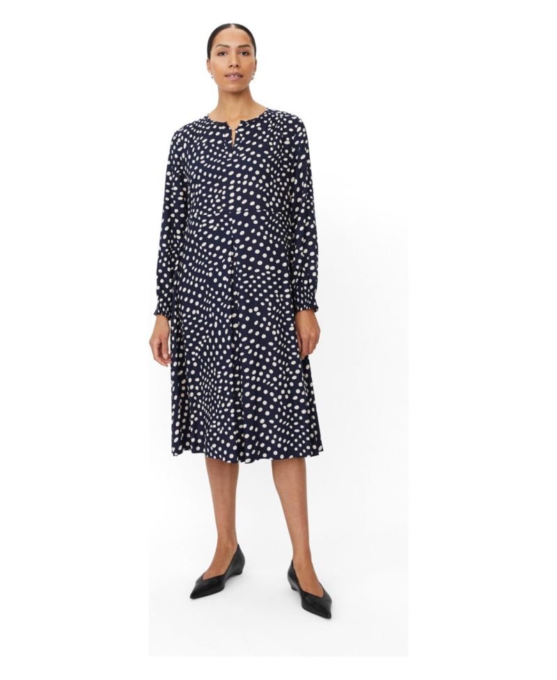 Women's MaNexora Polka Dot Midi Dress
