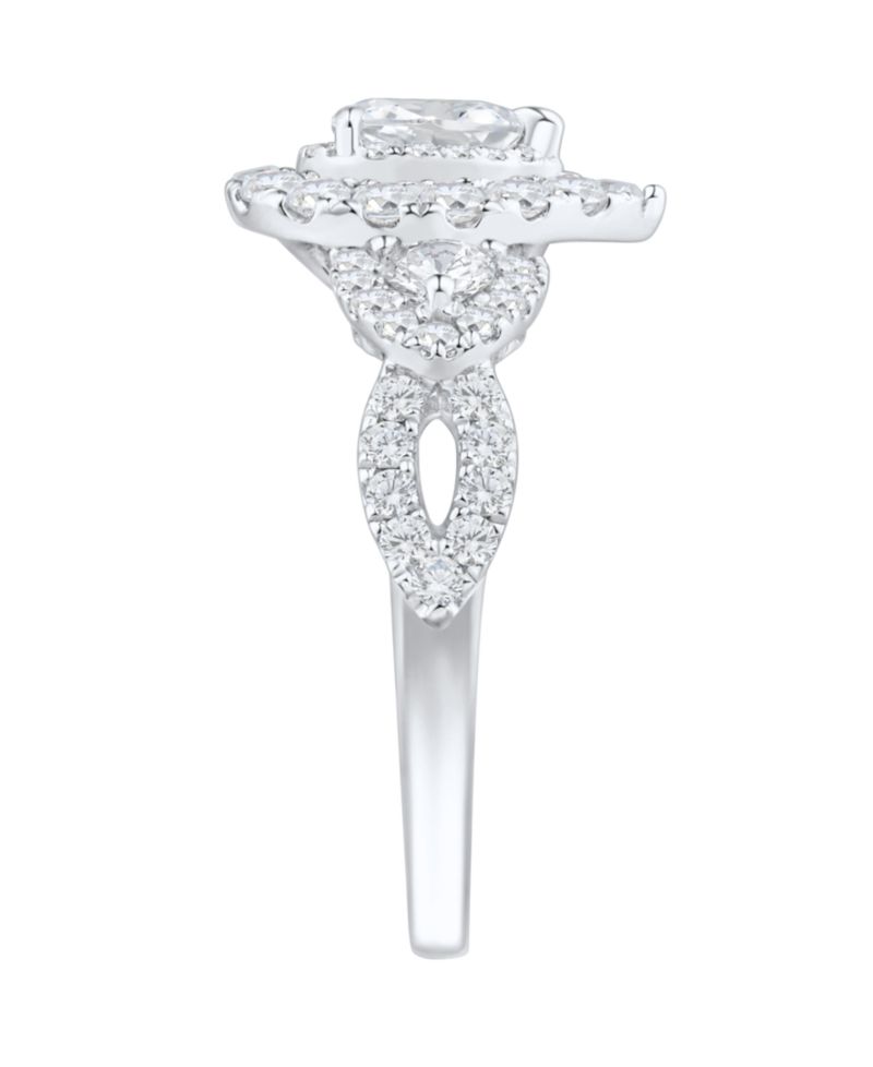 Diamond Engagement Ring (1-1/2 ct. t.w.) in 14k White Gold