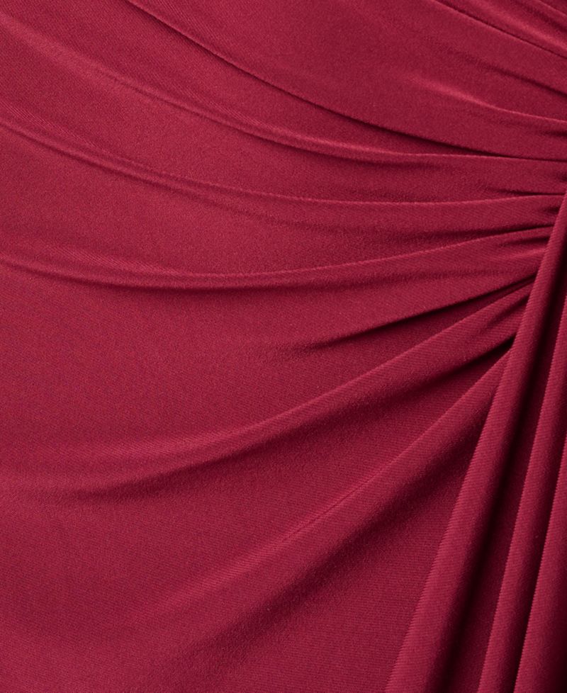 Women's One-Shoulder Matte-Jersey Ruched Gown