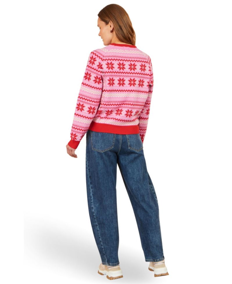 Women's Apres Intarsia Knit Fair Isle Sweater