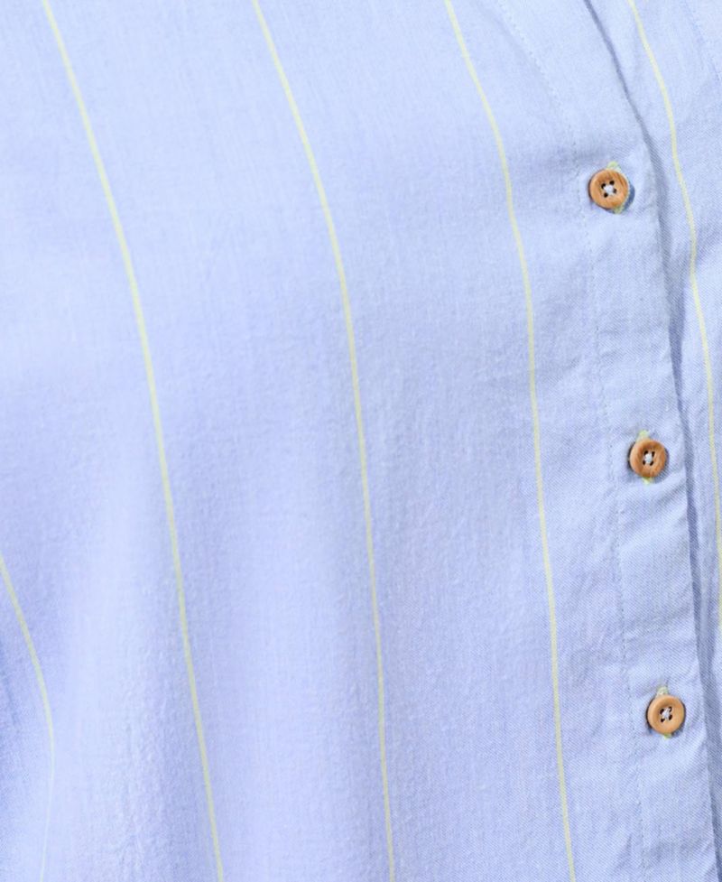 Women's Yarn Dye Stripe Button Shirt