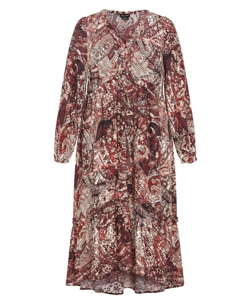 Women's Plus Size Gaia Print Dress