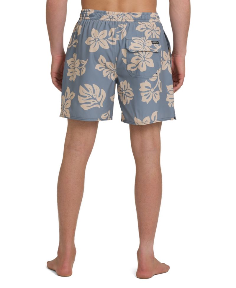Quiksilver Men's Floral Print Swim Trunk