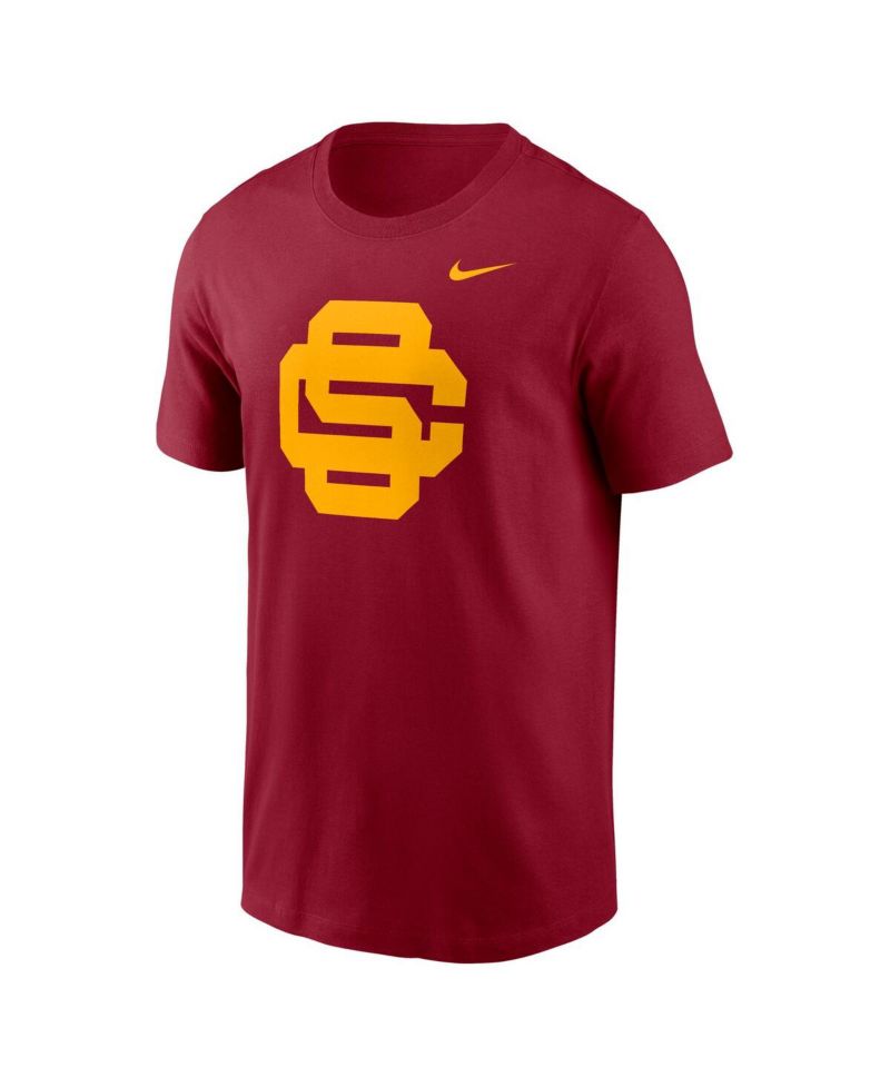 Men's Cardinal USC Trojans Baseball Logo T-Shirt