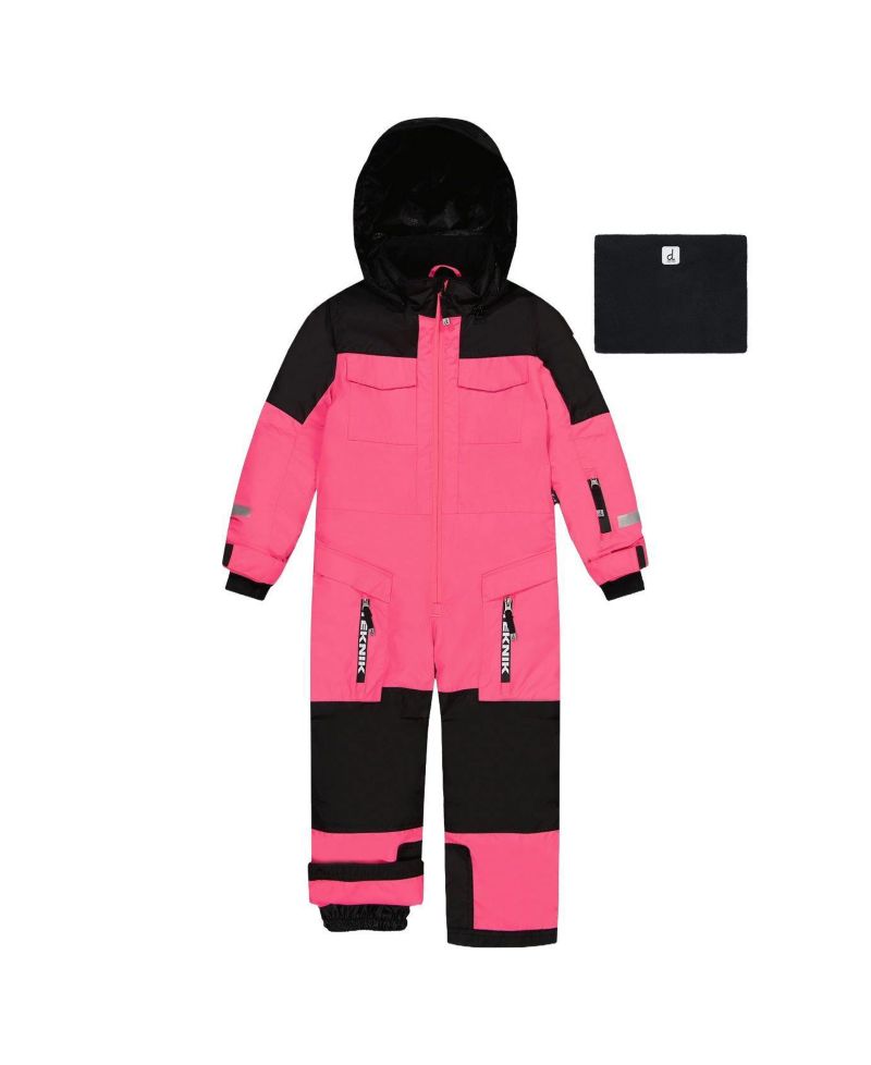 Little and Big Girl (6 - 16) One-Piece Teknik Snowsuit