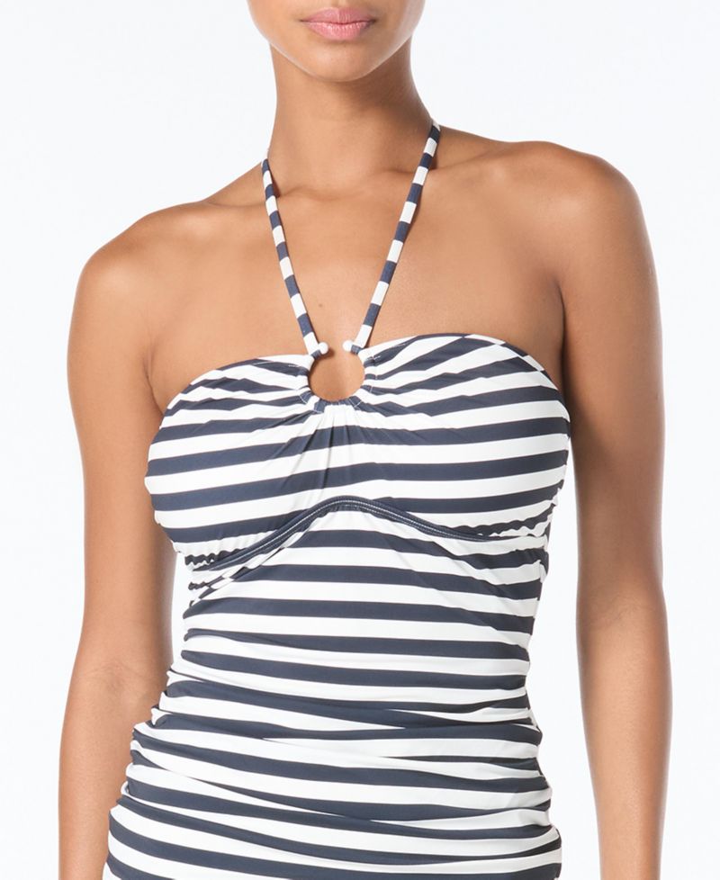 Women's Striped Tankini Top