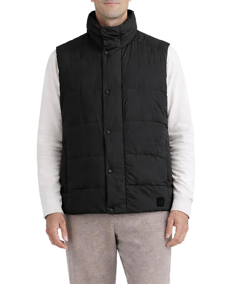 Men's Office-Leisure Lightweight Water-Resistant Rain Pro Puffer Vest