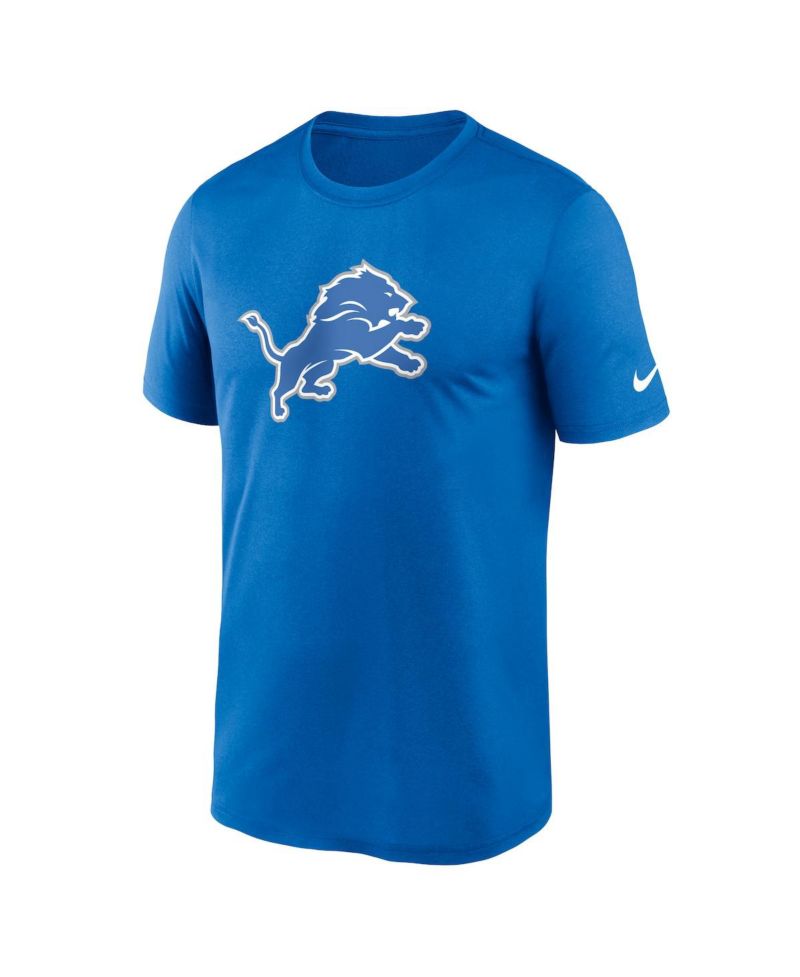 Men's Blue Detroit Lions Legend Logo Performance T-Shirt
