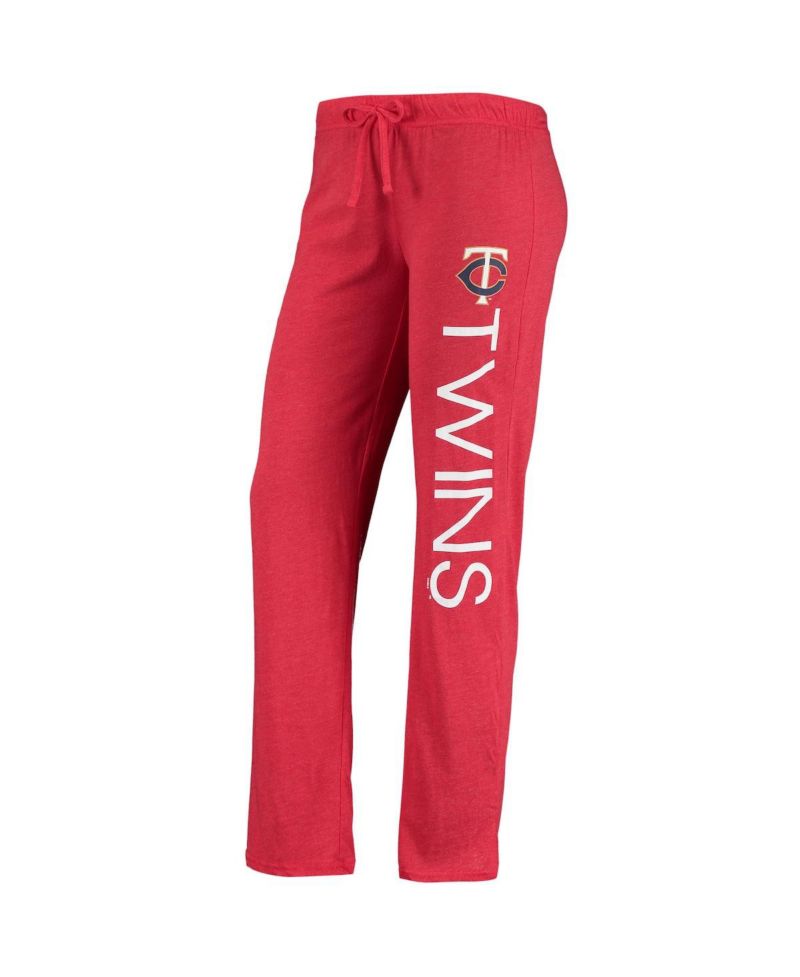Women's Red, Navy Minnesota Twins Meter Muscle Tank Top and Pants Sleep Set