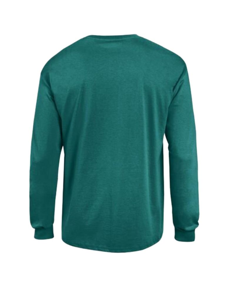 Men's Philadelphia Eagles Arch Over Logo Long-Sleeve Dropped-Shoulder T-Shirt