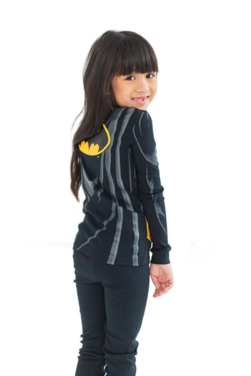 Little Boys Batman Cosplay 2-Piece Pajama Set