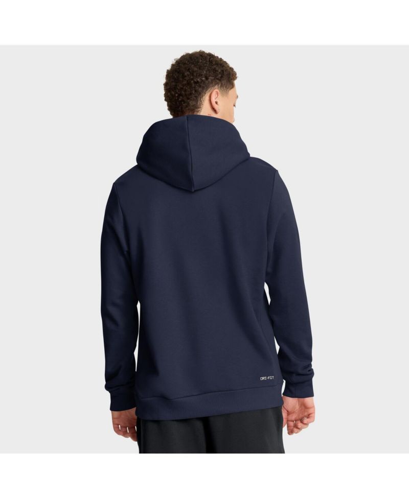 Men's Navy West Virginia Mountaineers 2025 Sideline Standard Issue Dri-FIT Hoodie