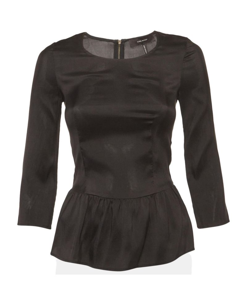 Women's Taffeta Pleated Blouse