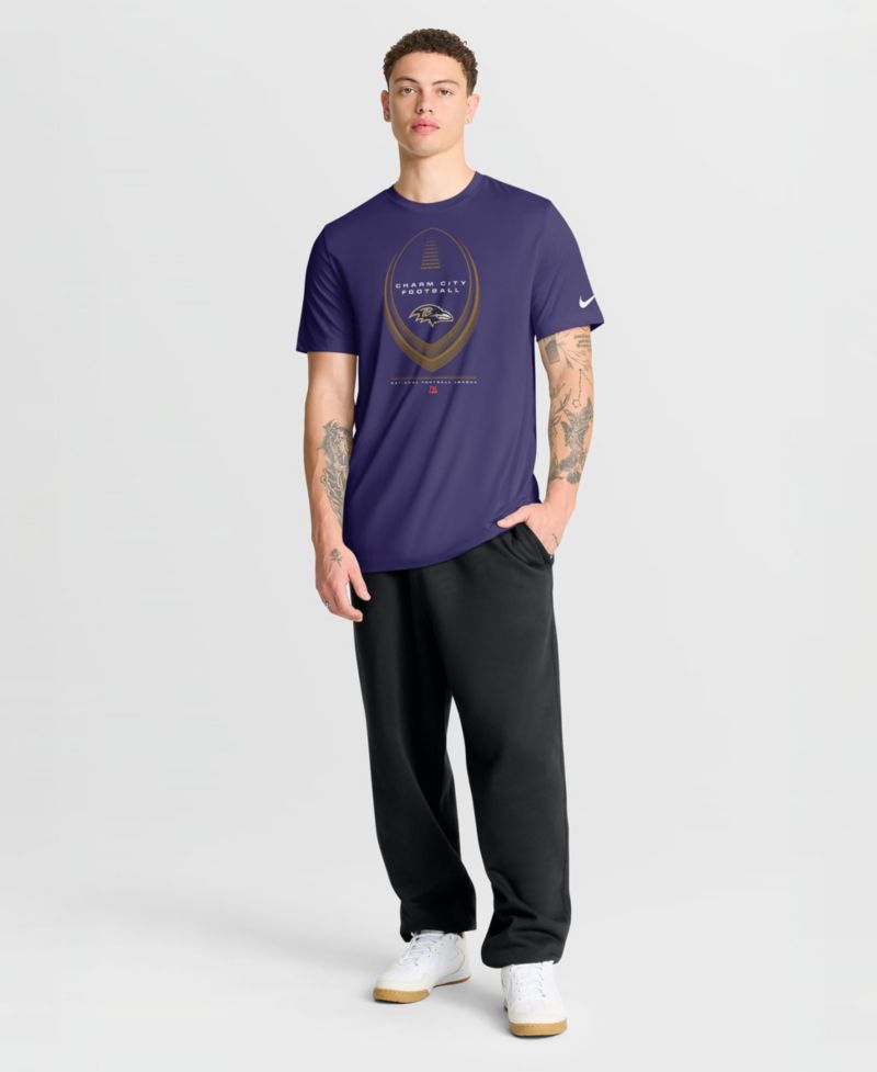 Men's Purple Baltimore Ravens Legend Icon Dri-FIT T-Shirt