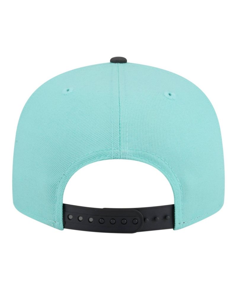 Men's Turquoise/Charcoal Texas Rangers Two-Tone Color Pack 9FIFTY Snapback Hat