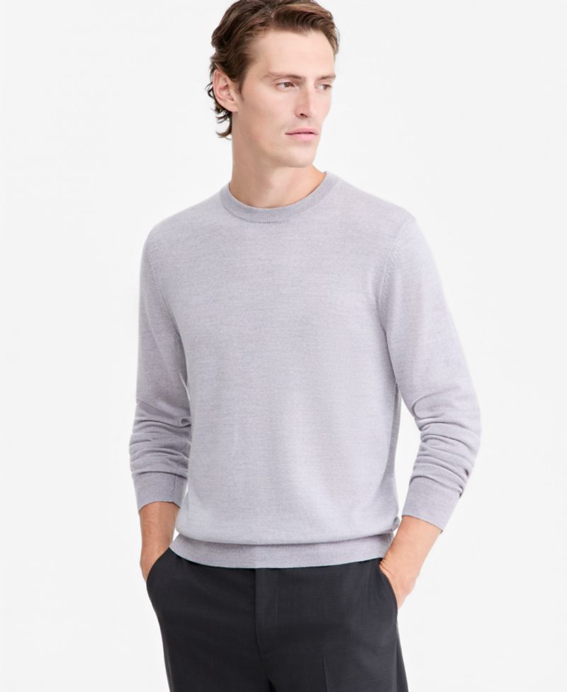 Men's Merino Wool Crewneck Sweater