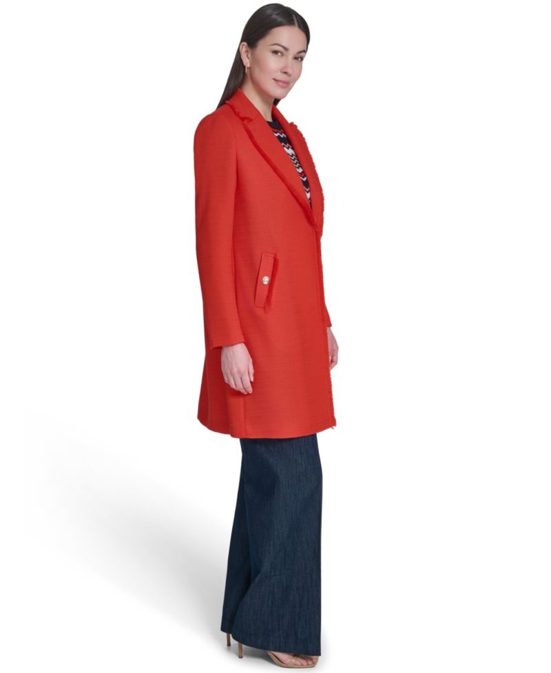 Women's Open-Front Fringe Topper Jacket