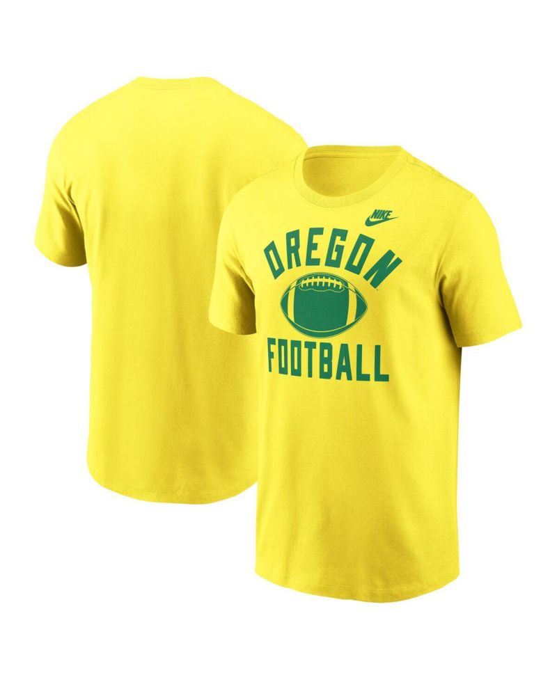 Men's Yellow Oregon Ducks Legacy Football Icon T-Shirt