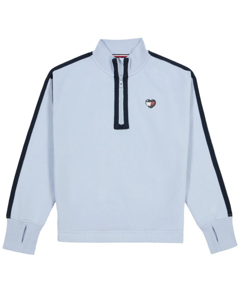 Girls' 7-16 Fleece Quarter-Zip Sweatshirt