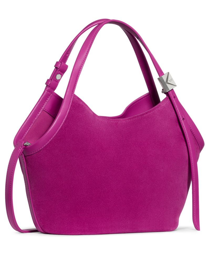 Deco Suede Tulip Small Tote Bag