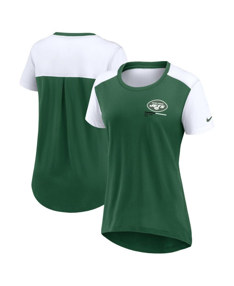 Women's Green New York Jets Performance Fashion T-Shirt