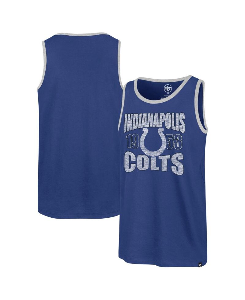 Men's Royal Indianapolis Colts Upload Franklin Tank Top