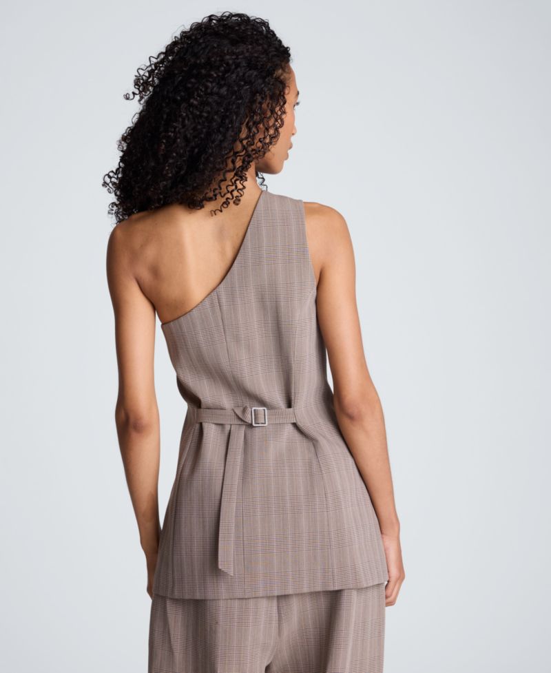 Women's One-Shoulder Sleeveless Vest
