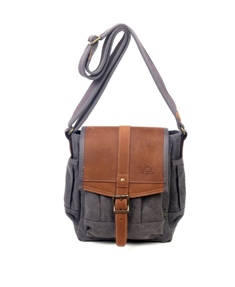 Turtle Ridge Canvas Crossbody Bag