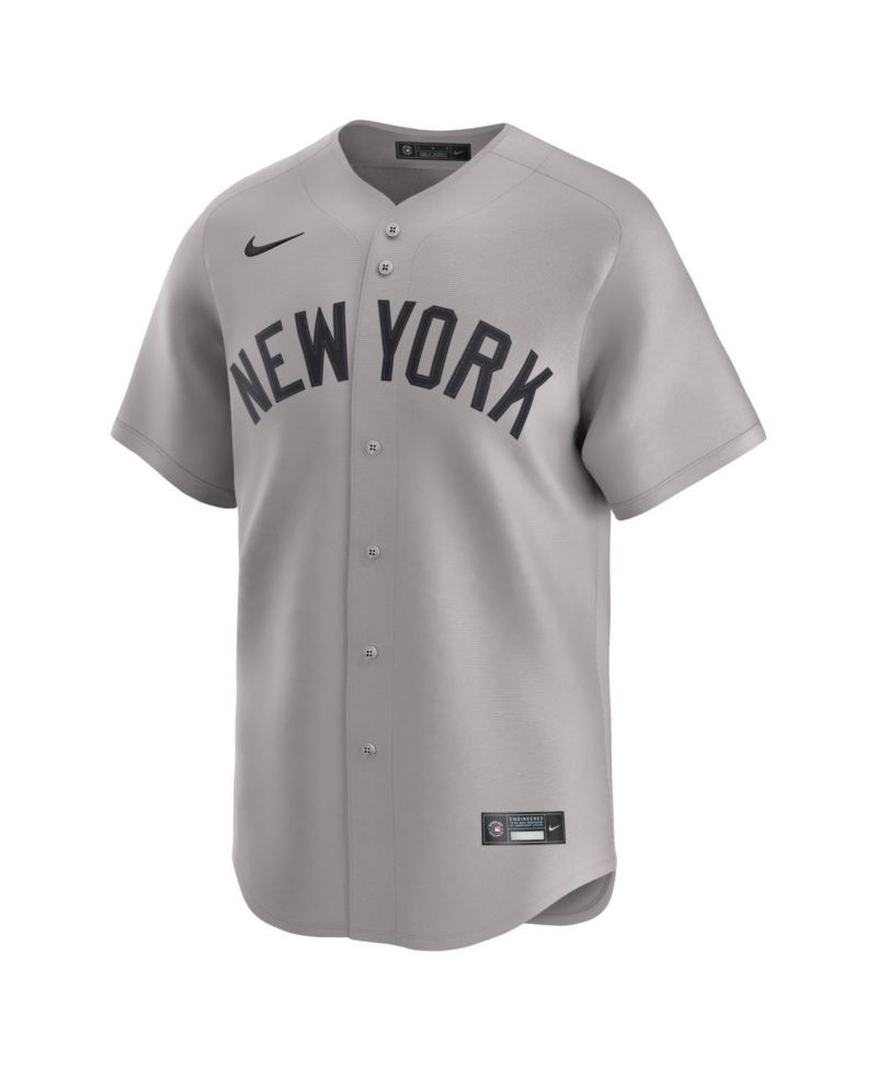 Men's Anthony Volpe Gray New York Yankees Road Limited Player Jersey