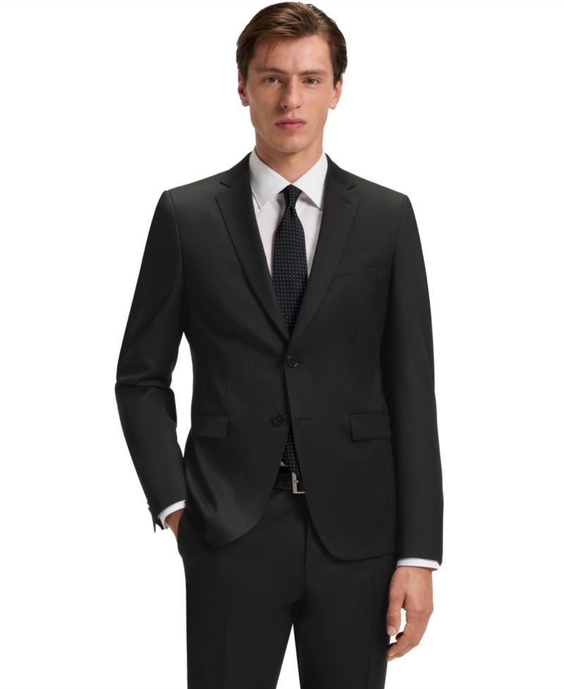 Men's Virgin-Wool Extra-Slim-Fit Suit Jacket