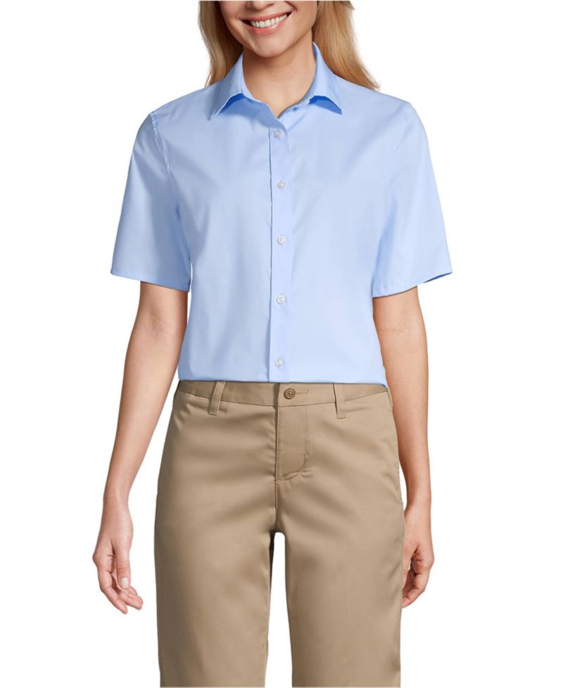 Women's No Gape Short Sleeve Stretch Shirt