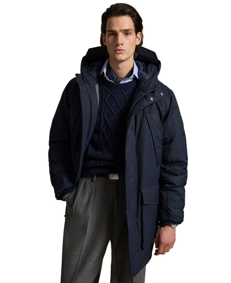 Men's Lennox Down Hooded Water-Resistant Parka