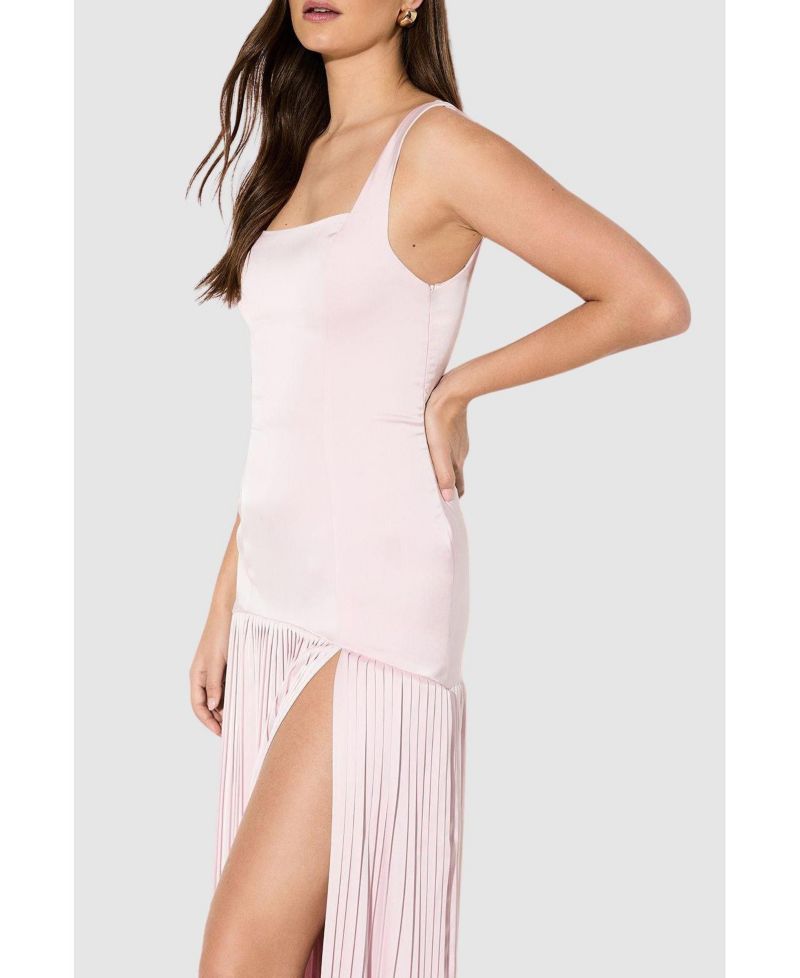 Women's Premium Pleated Skirt Bridesmaid Dress