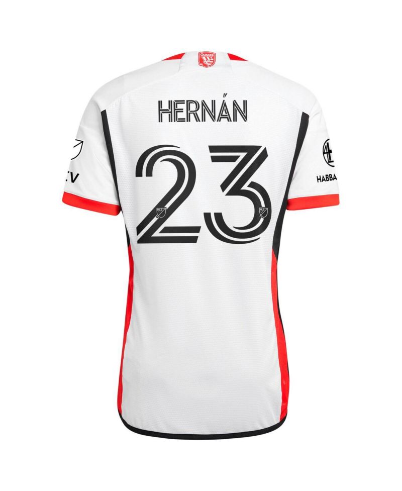 Men's Hernán L&oacute;pez White San Jose Earthquakes 2025 the 50 Kit Authentic Player Jersey