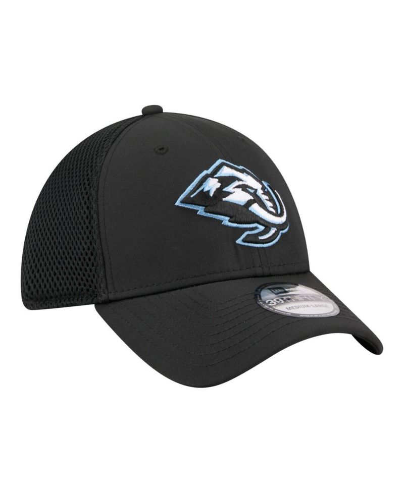Men's Black Utah Mammoth Logo 39THIRTY Flex Hat