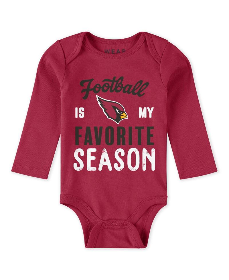 Baby Boys and Girls 2-Piece Arizona Cardinals Turn Me Around Bodysuits and Pants Set