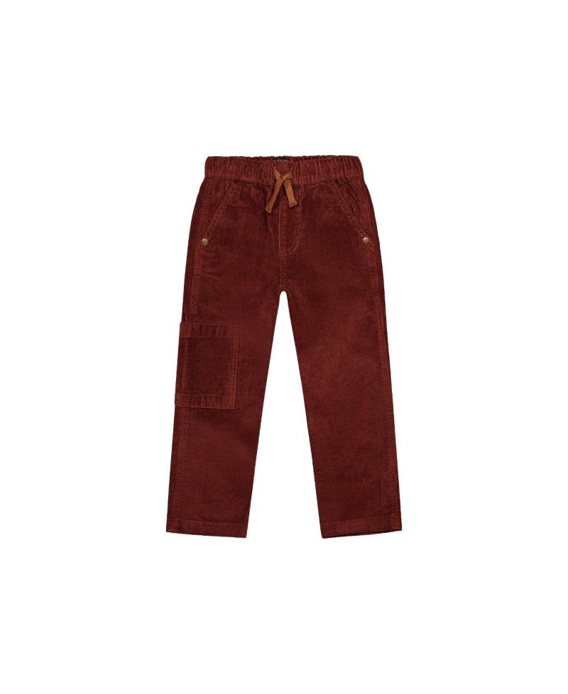 Baby Boys 12M - 24M Stretch Corduroy Pants with Cargo Pocket