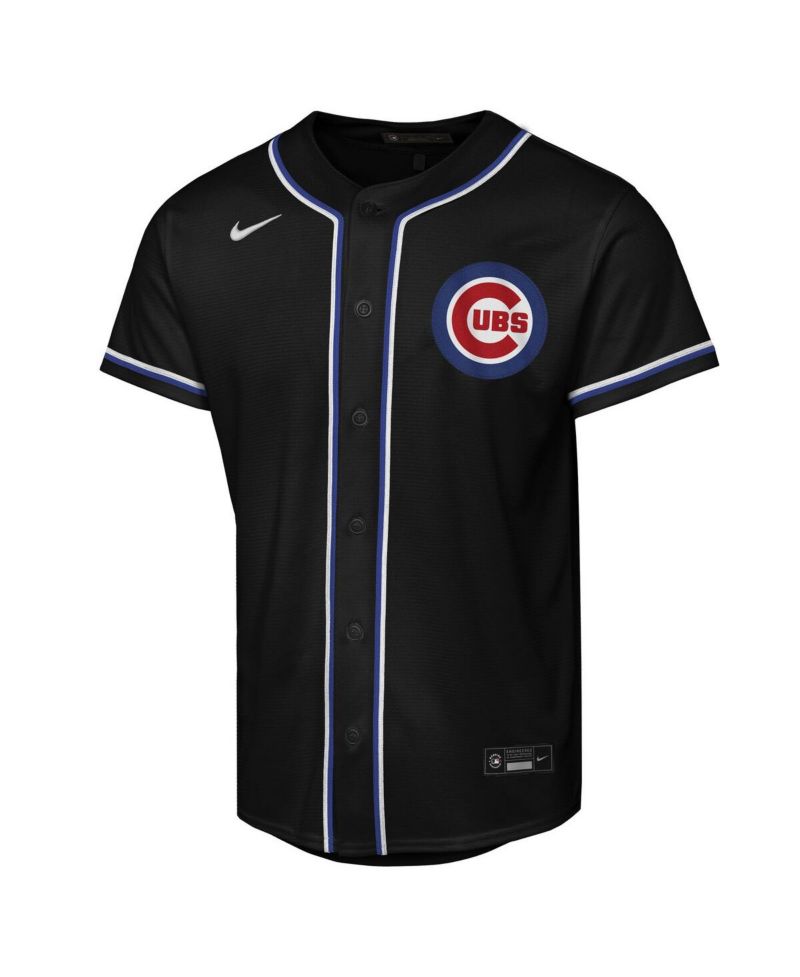 Big Boys and Girls Seiya Suzuki Black Chicago Cubs Fashion Replica Player Jersey