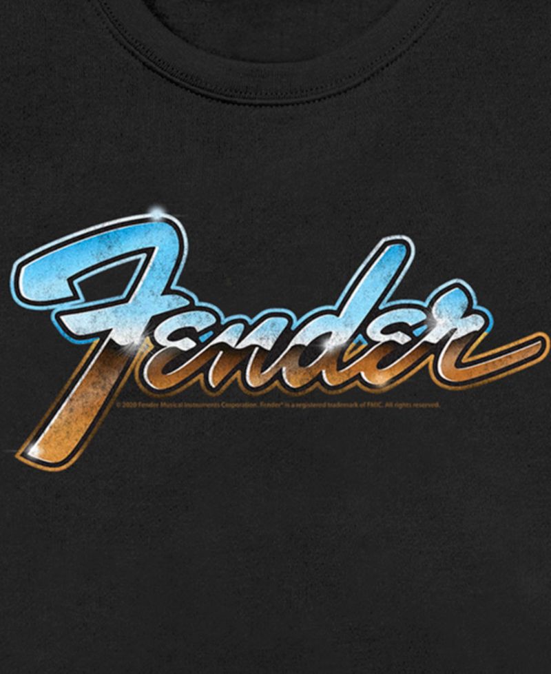 Men's Fender Chrome Crew Fleece Pullover Sweatshirt