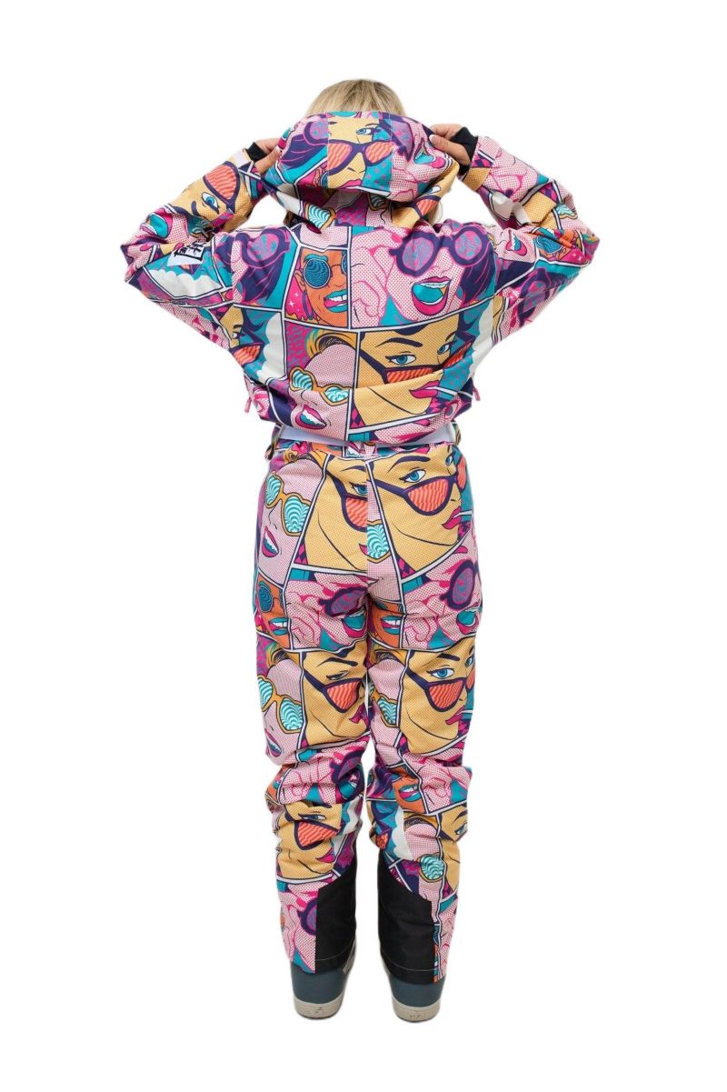 Women's Comic Book Candy - Shaped Ski Suit