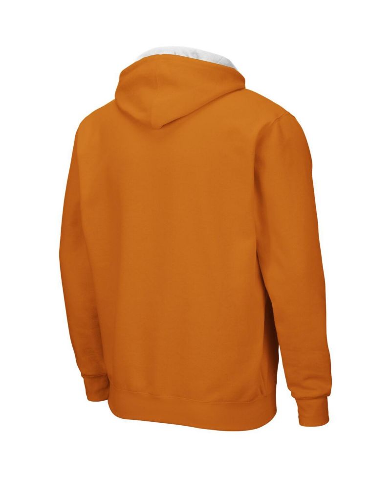 Men's Texas Orange Texas Longhorns Big and Tall Full-Zip Hoodie