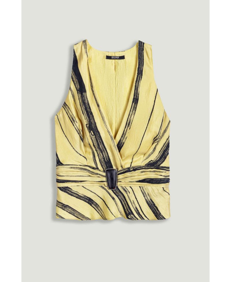 Women's Printed Sleeveless Blouse