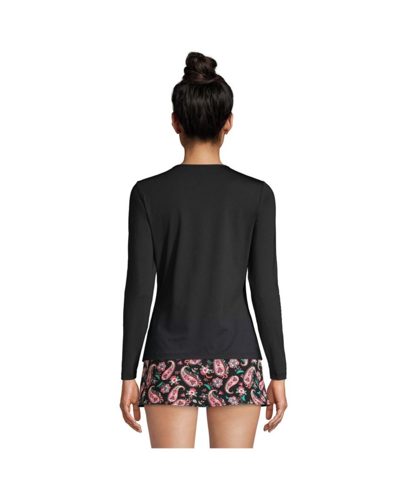 Women's SunShade UPF 50 Long Sleeve Rash Guard Swim Tee