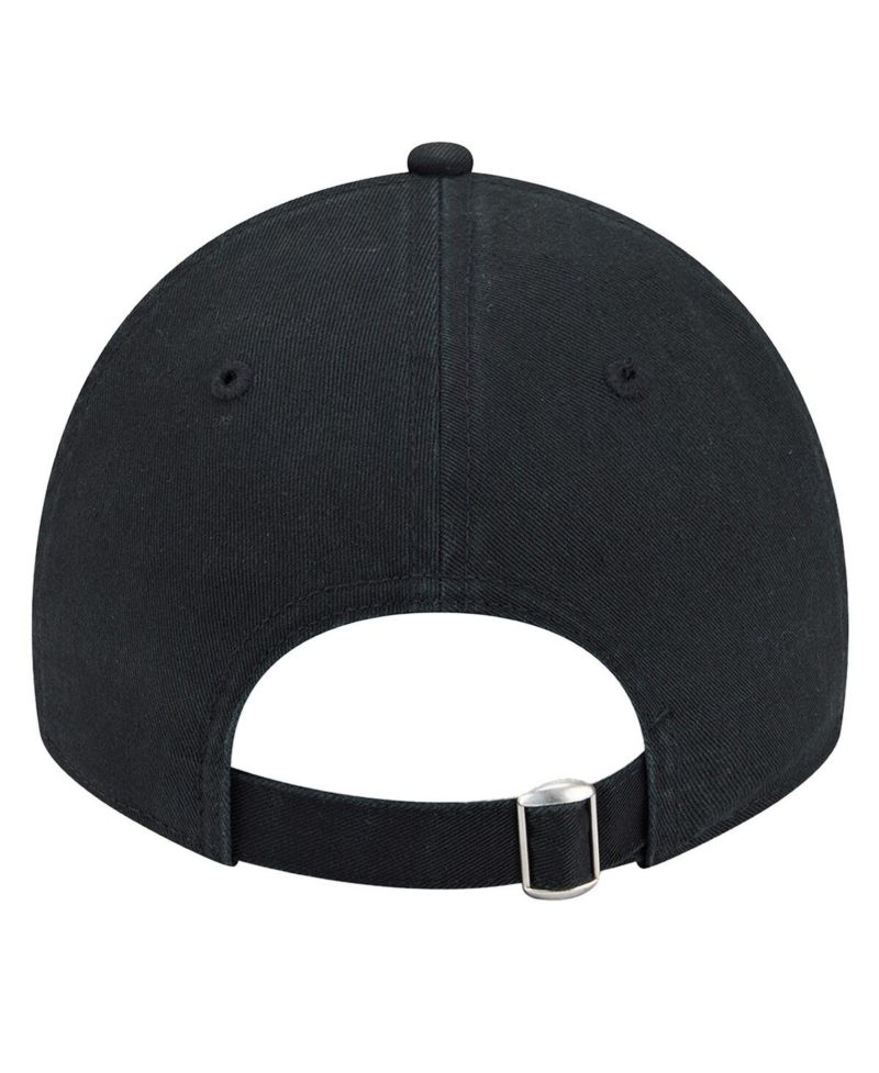 Men's Black Portland Fire 9TWENTY Core Logo Adjustable Hat
