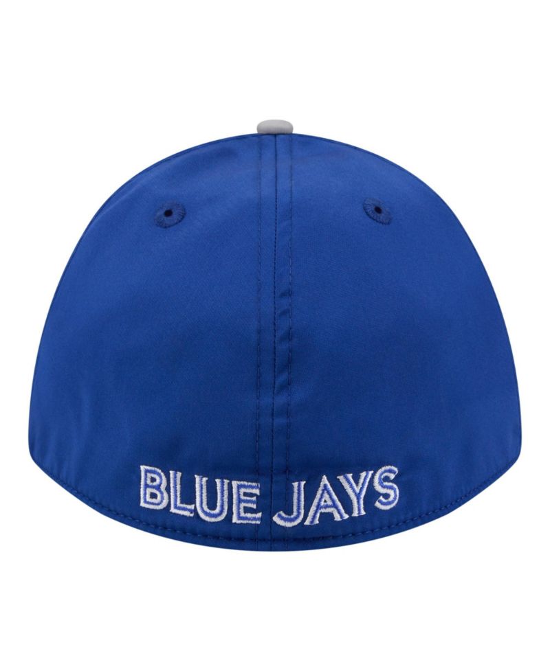 Men's Royal/Grey Toronto Blue Jays Rope M-Crown A-Frame 39THIRTY Flex Hat